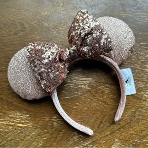 Authentic Disney Parks “Aurora” Rose Gold Minnie Ears